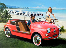 FIAT500 Beach Car